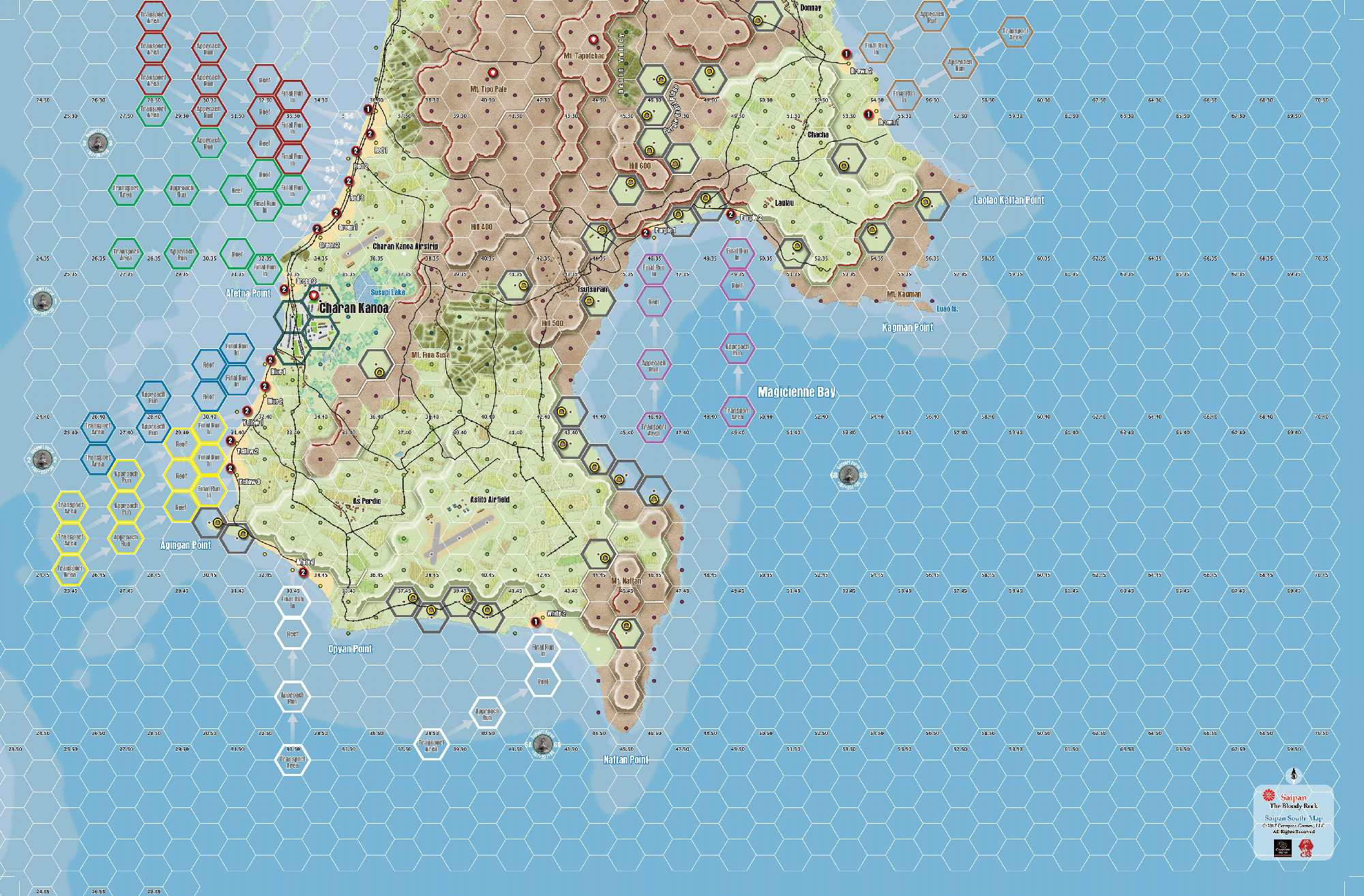 Saipan The Bloody Rock Compass Games