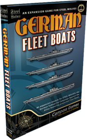 Steel Wolves Expansion: German Fleet Boats – Compass Games