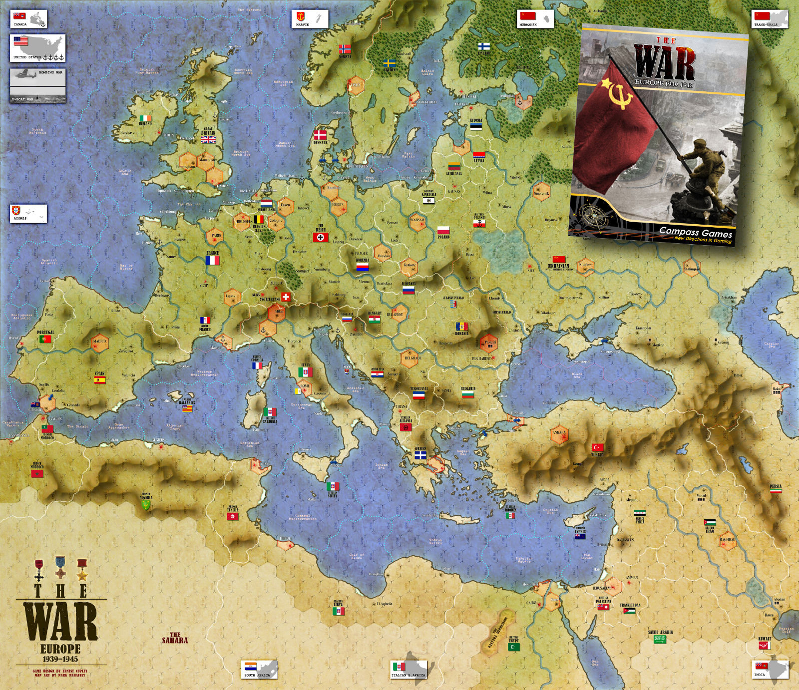 The War Europe 19391945 Compass Games
