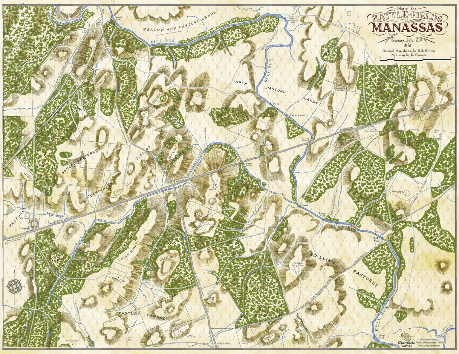 Manassas, Designer Signature Edition (Pay Later) – Compass Games