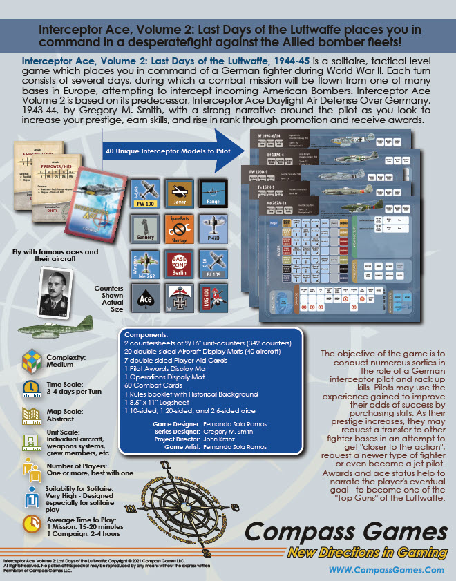 Interceptor Ace, Volume 2 Last Days of the Luftwaffe, 19441945 (Pay