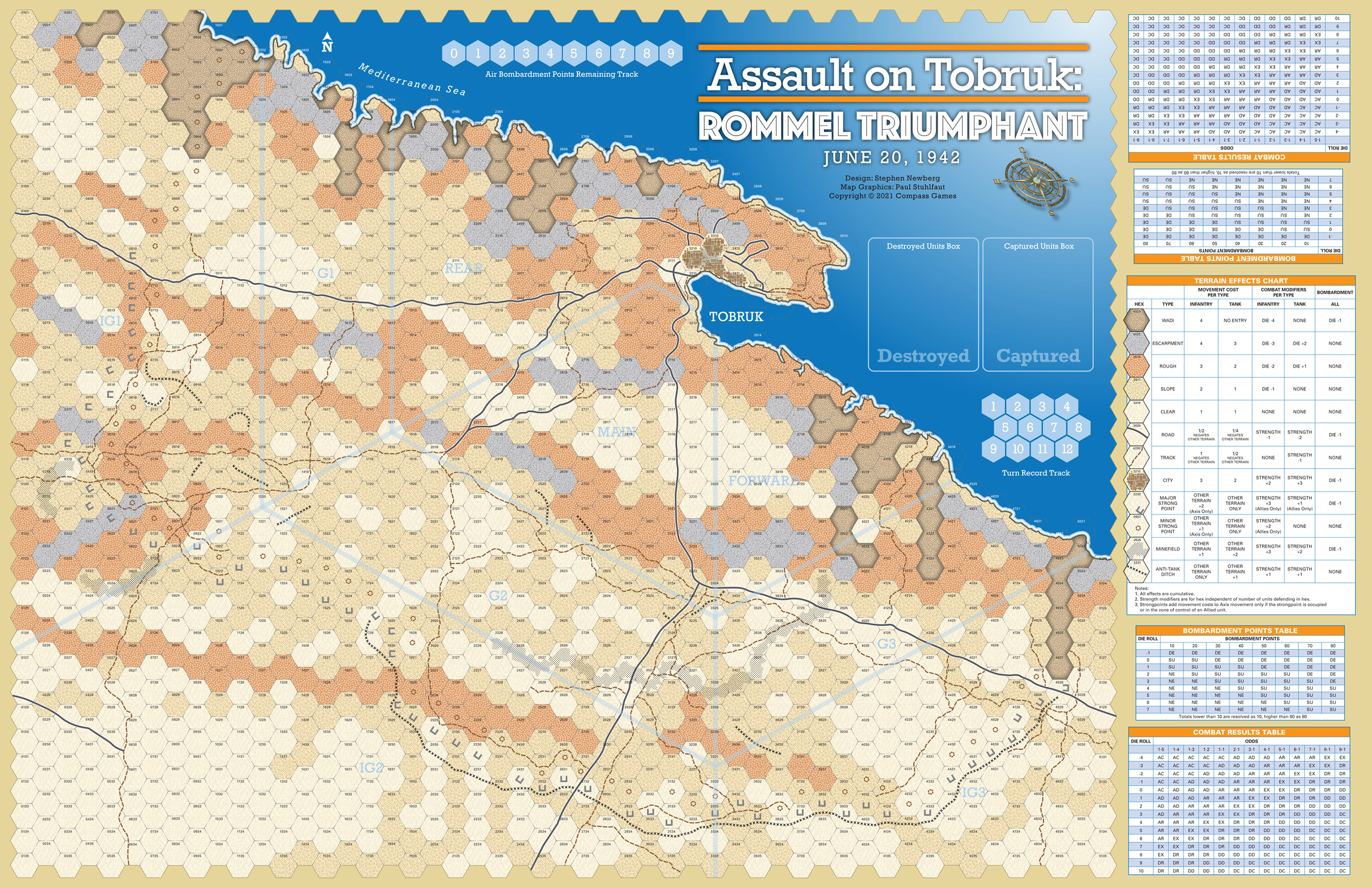 Issue 99: Magazine  Game (Assault on Tobruk) – Compass Games