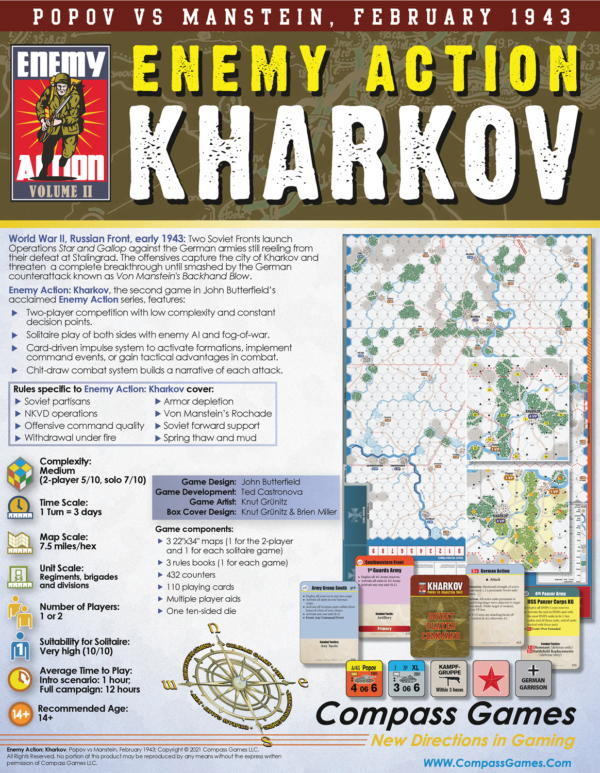 Enemy Action Kharkov Compass Games