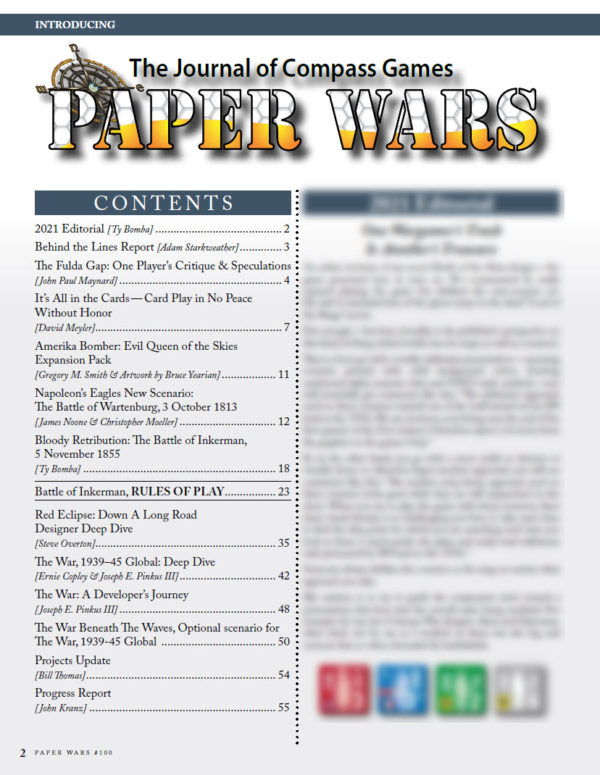 Paper Wars #100 TOC