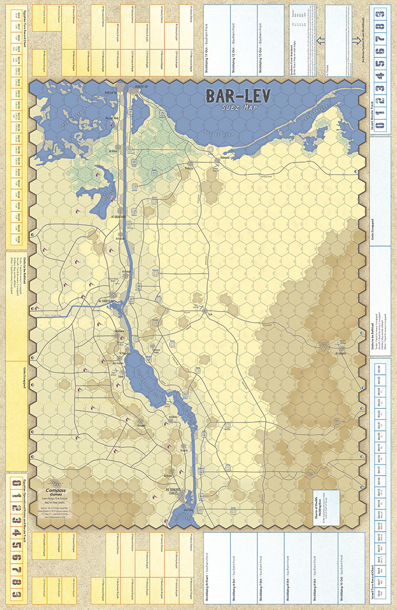 Bar-Lev: The 1973 Arab-Israeli War, Deluxe Edition – Compass Games