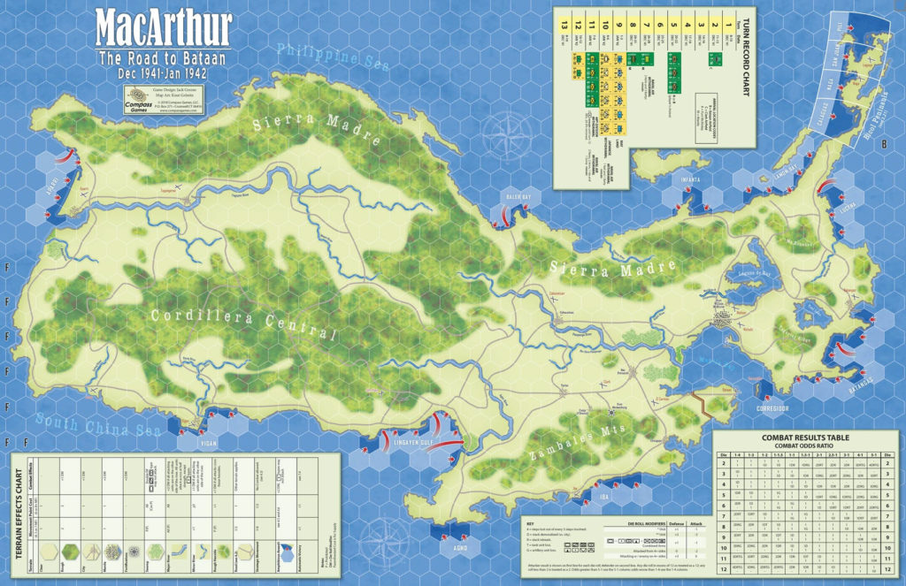 Issue 90 Magazine & Game (MacArthur The Road to Bataan) Compass Games