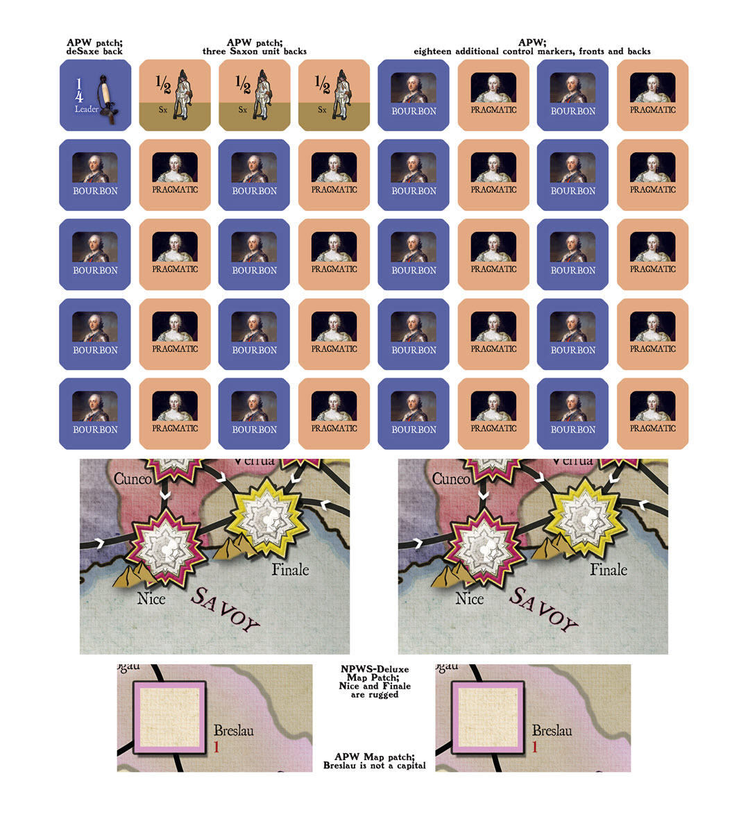Free Errata Counters Compass Games