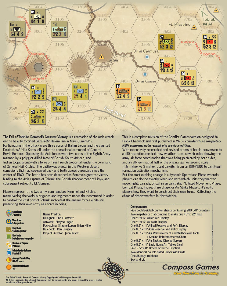 The Fall of Tobruk Rommel’s Greatest Victory Compass Games