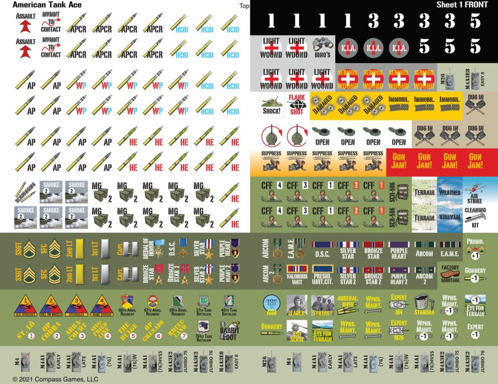 American Tank Ace Europe, 194445 Compass Games