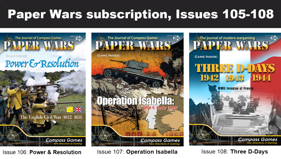 Subscription: Issues 106 to 108 – With Game – International 