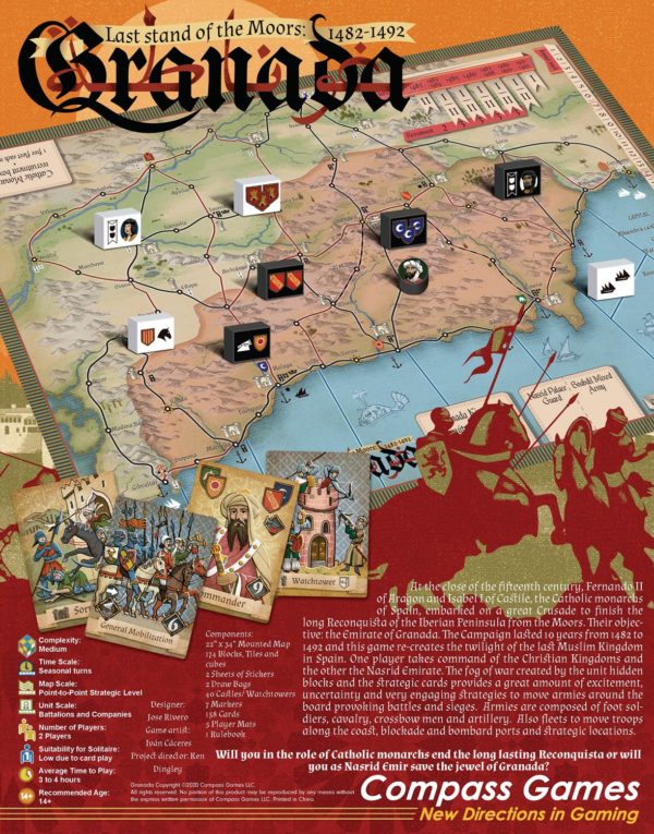 Granada: Last Stand of the Moors, 1482-1492 – Compass Games