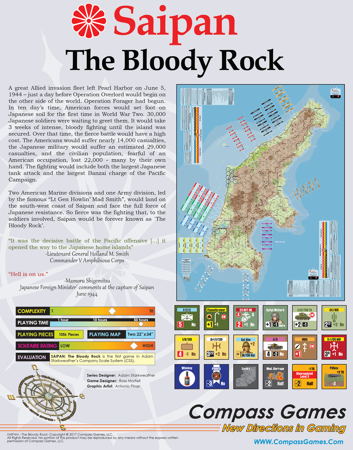 Saipan – The Bloody Rock – Compass Games Saipan – The Bloody Rock – Compass Games