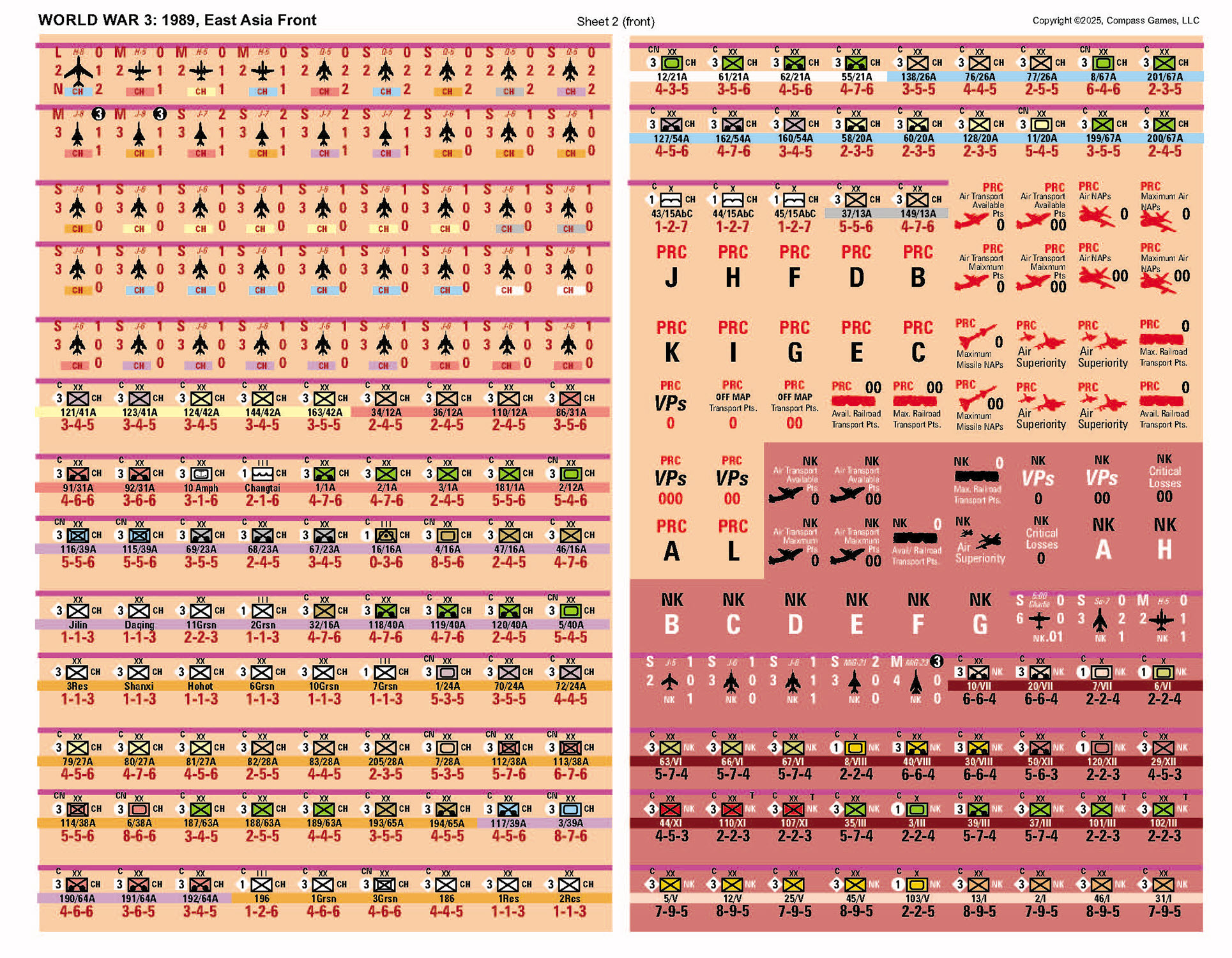 World War 3: 1989, East Asia Front (Pay Later) – Compass Games