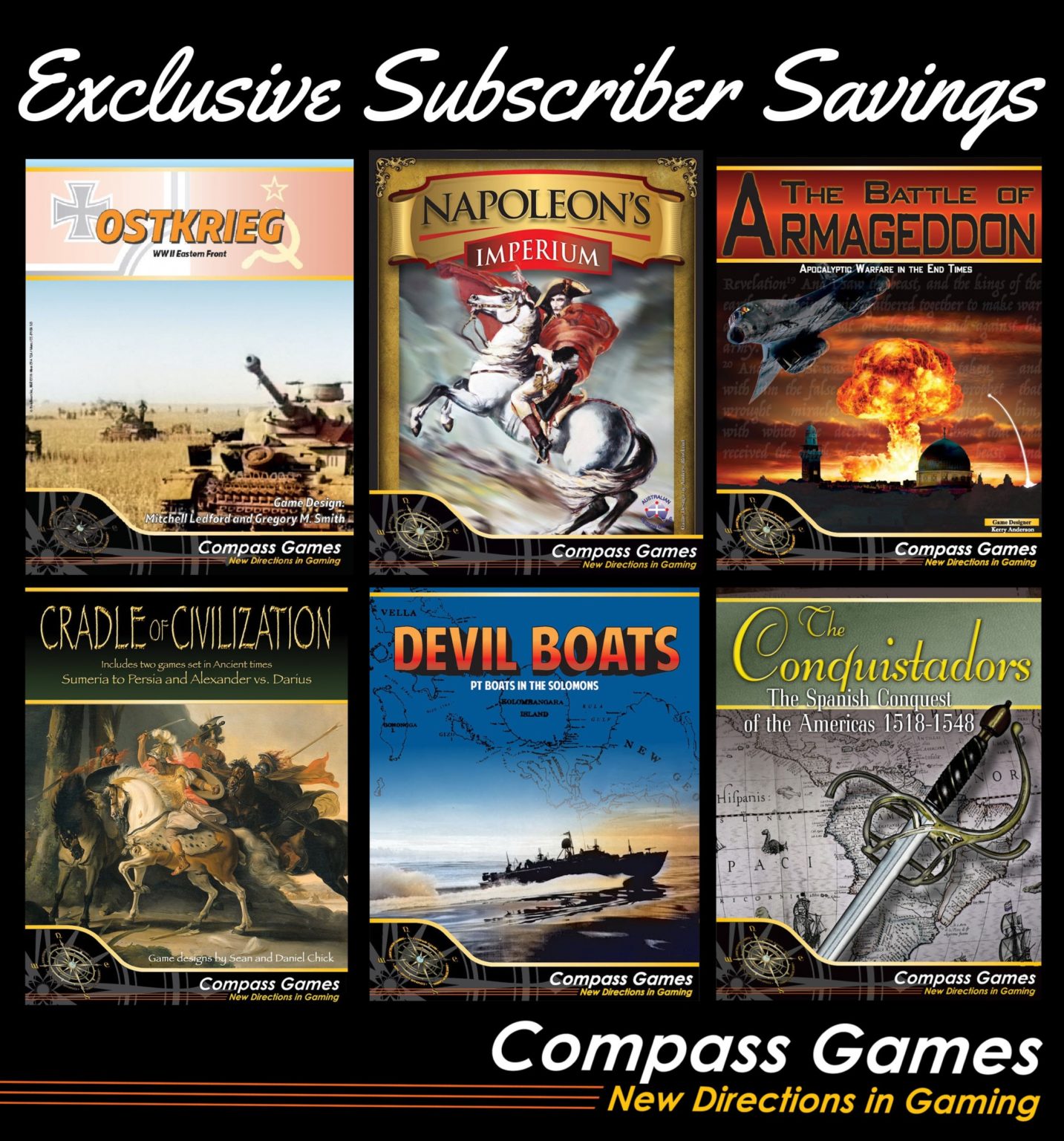 Thanks for subscribing! – Compass Games
