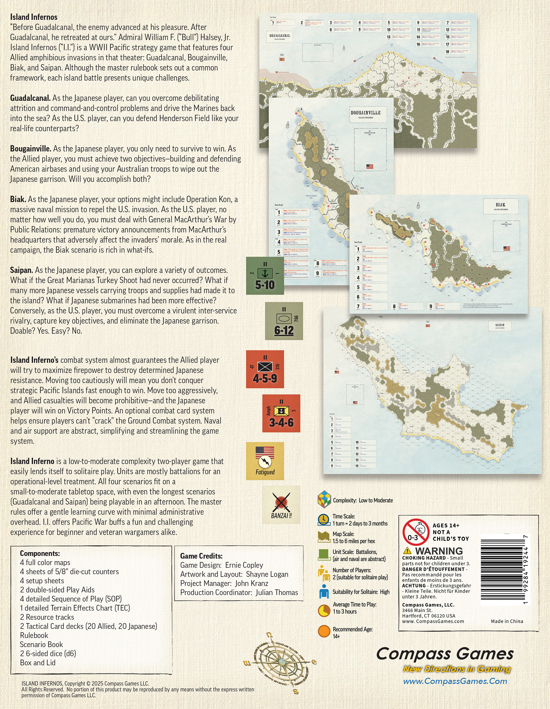 Island Infernos (Pay Later) – Compass Games