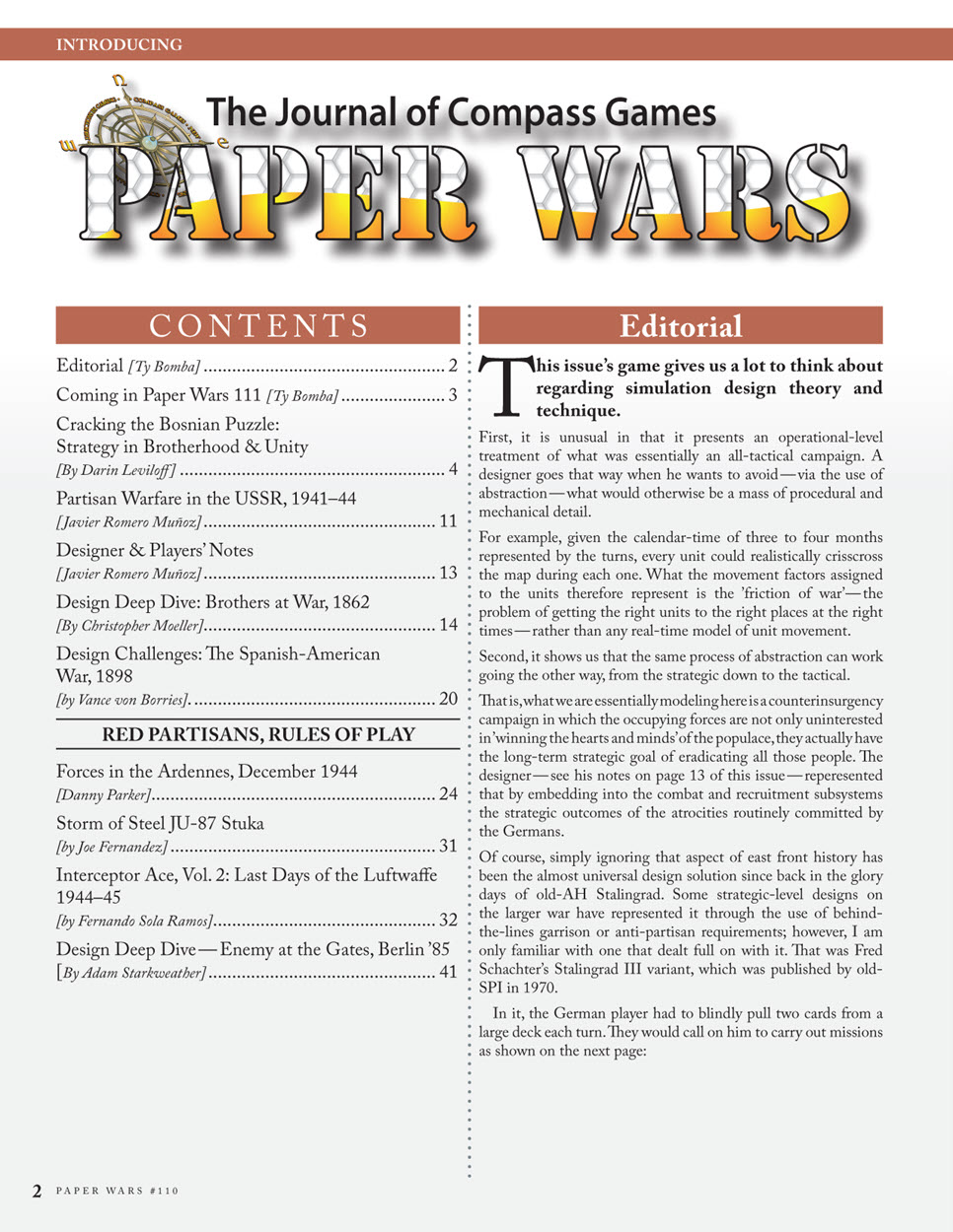Issue 110: Magazine & Game (Red Partisans) - Image 2