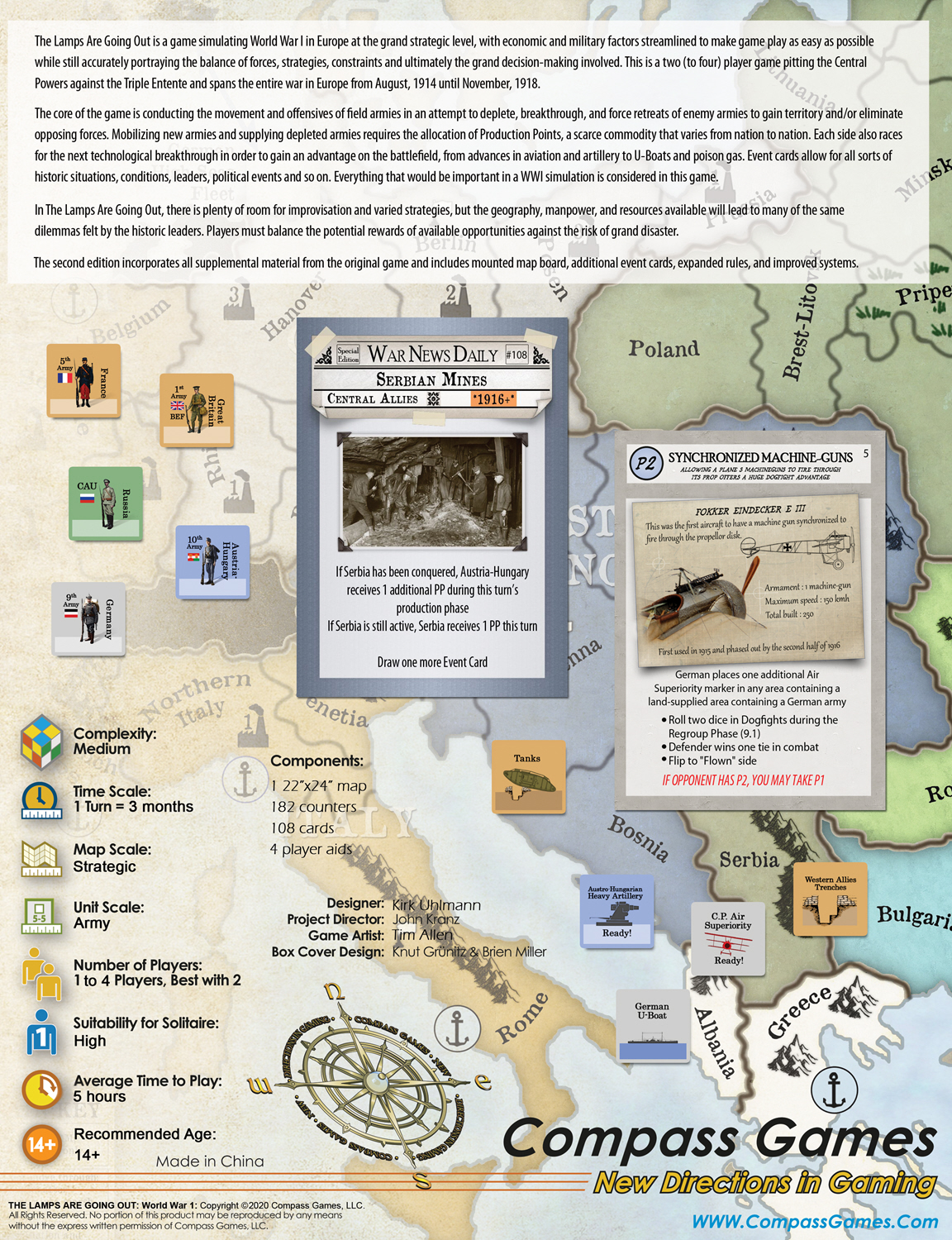 The Lamps are Going Out: World War 1, 2nd Edition (Pay Later) - Image 2
