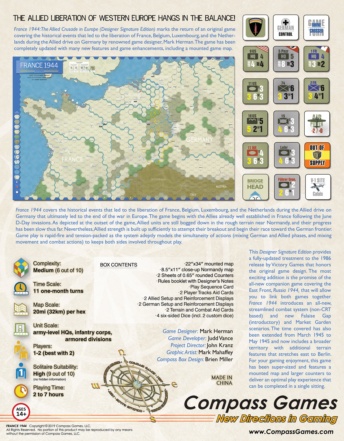 France 1944: The Allied Crusade in Europe, Designer Signature Edition - Image 3