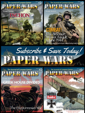 Paper Wars Subscription: Issues 113 to 116 - With Game - International Shipping