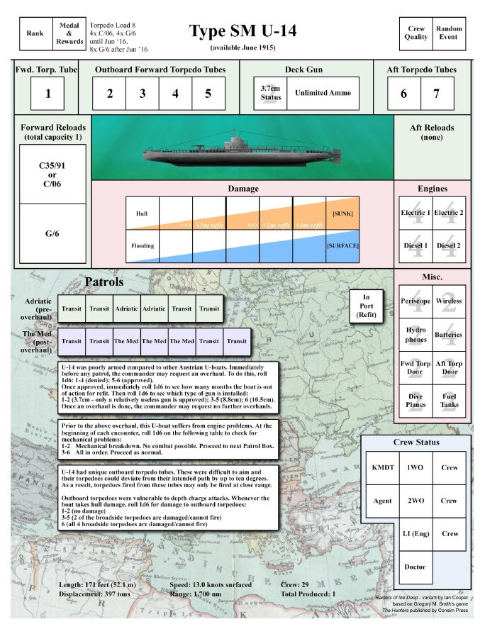 Raiders of the Deep: U-boats of the Great War, Deluxe 2nd Edition (Pay Later) - Image 7