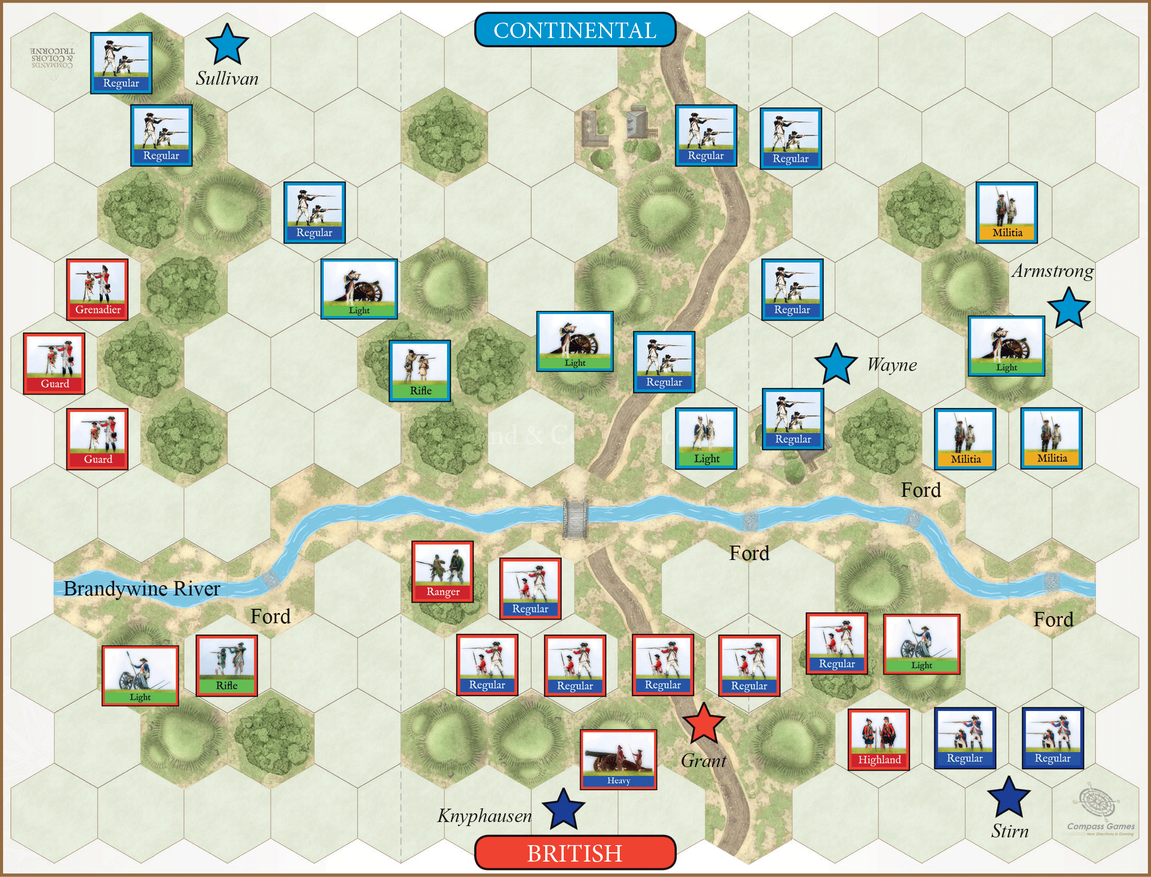 Commands & Colors: Tricorne Expansion – The American Revolution War Expansion Kit 1 – The French & More! - Image 2