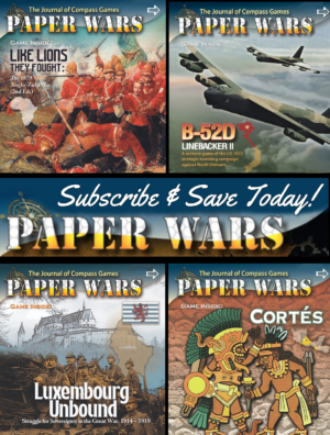 Paper Wars Subscription: Issues 117 to 120 - With Game - Includes International Shipping